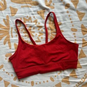Vuori Yosemite Longline Bra - Scarlet